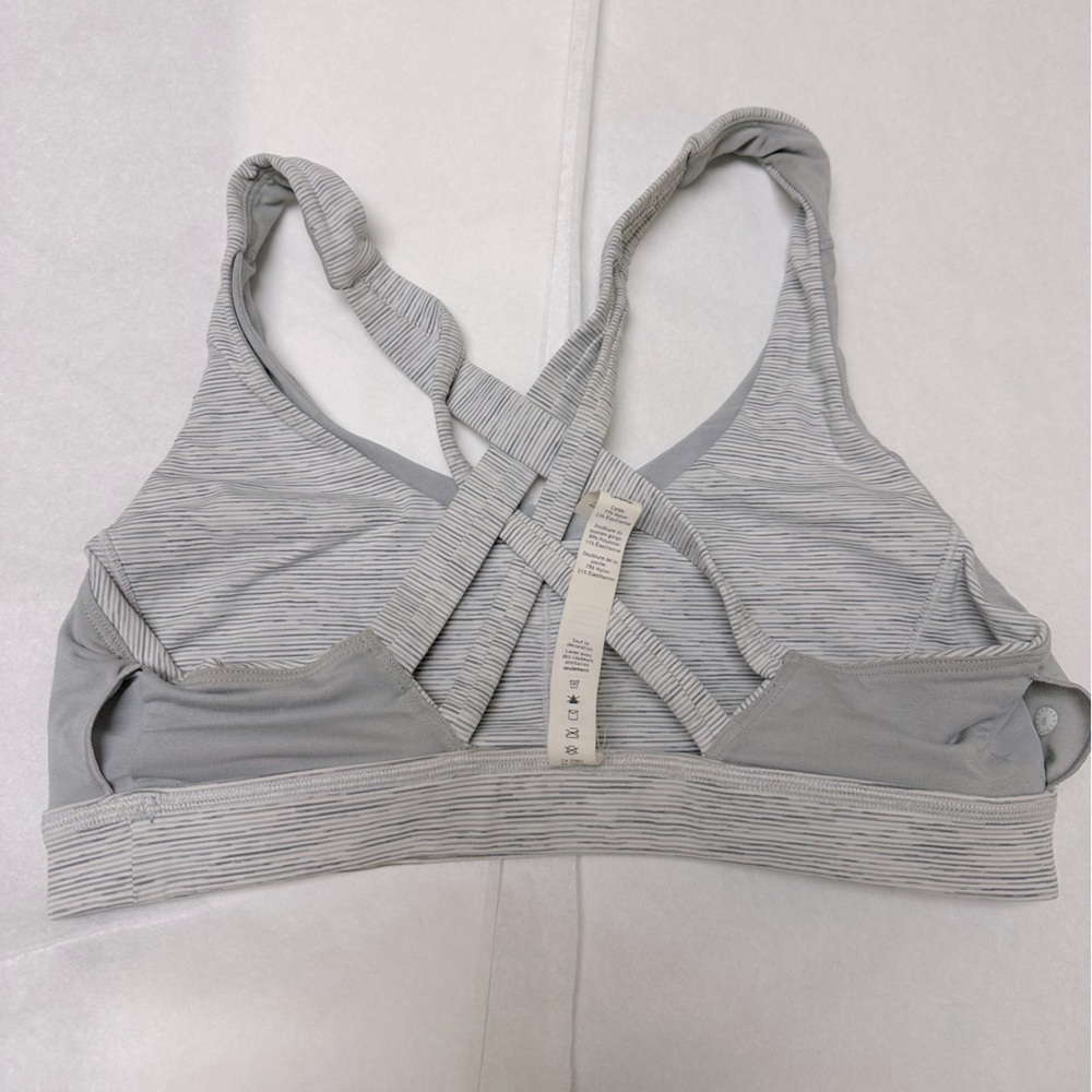 Lululemon Stash N’ Run Bra Wee Are From Space Nimbus Battleship Ice Grey🌻 - Picture 5 of 8